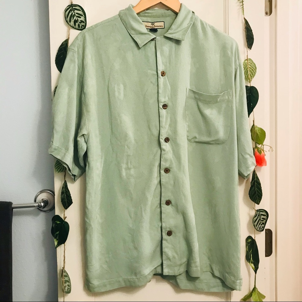 Tommy Bahama Hula Girl Silk Button Down Shirt